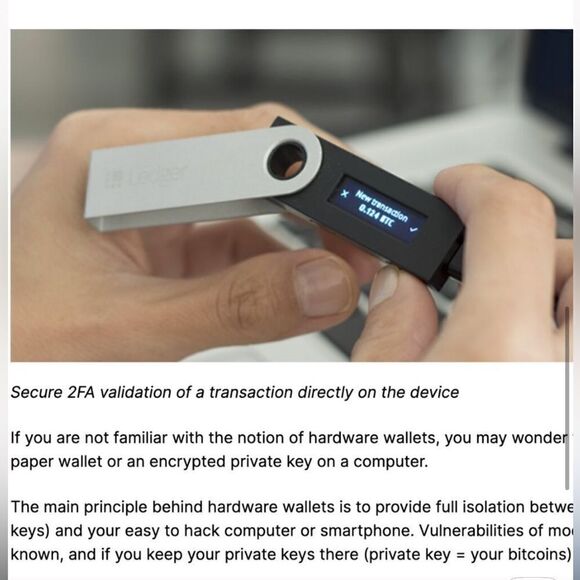 Ledger Nano S Crypto Black Wallet. Brand New and Factory Sealed! - Picture 13 of 13